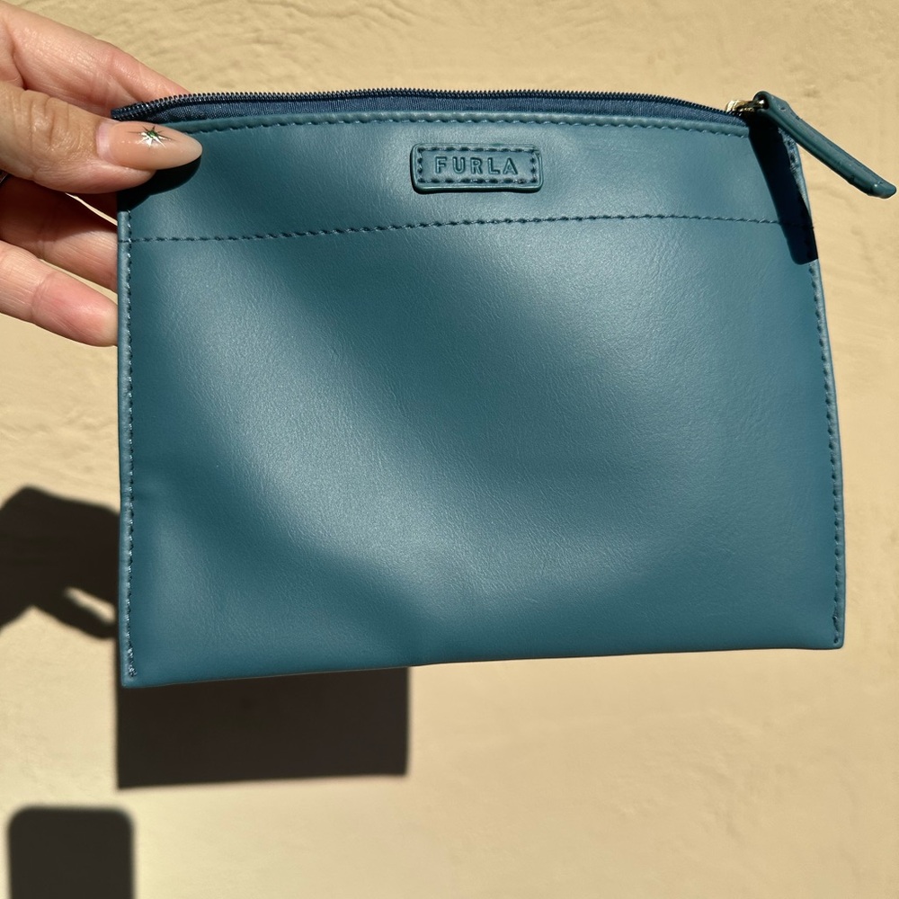 Furla Blue Travel Bag
